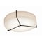 Afx Apex 21" LED Ceiling - Espresso Finish - Jute Shade APF1932LAJUDES-JT - alternate 1